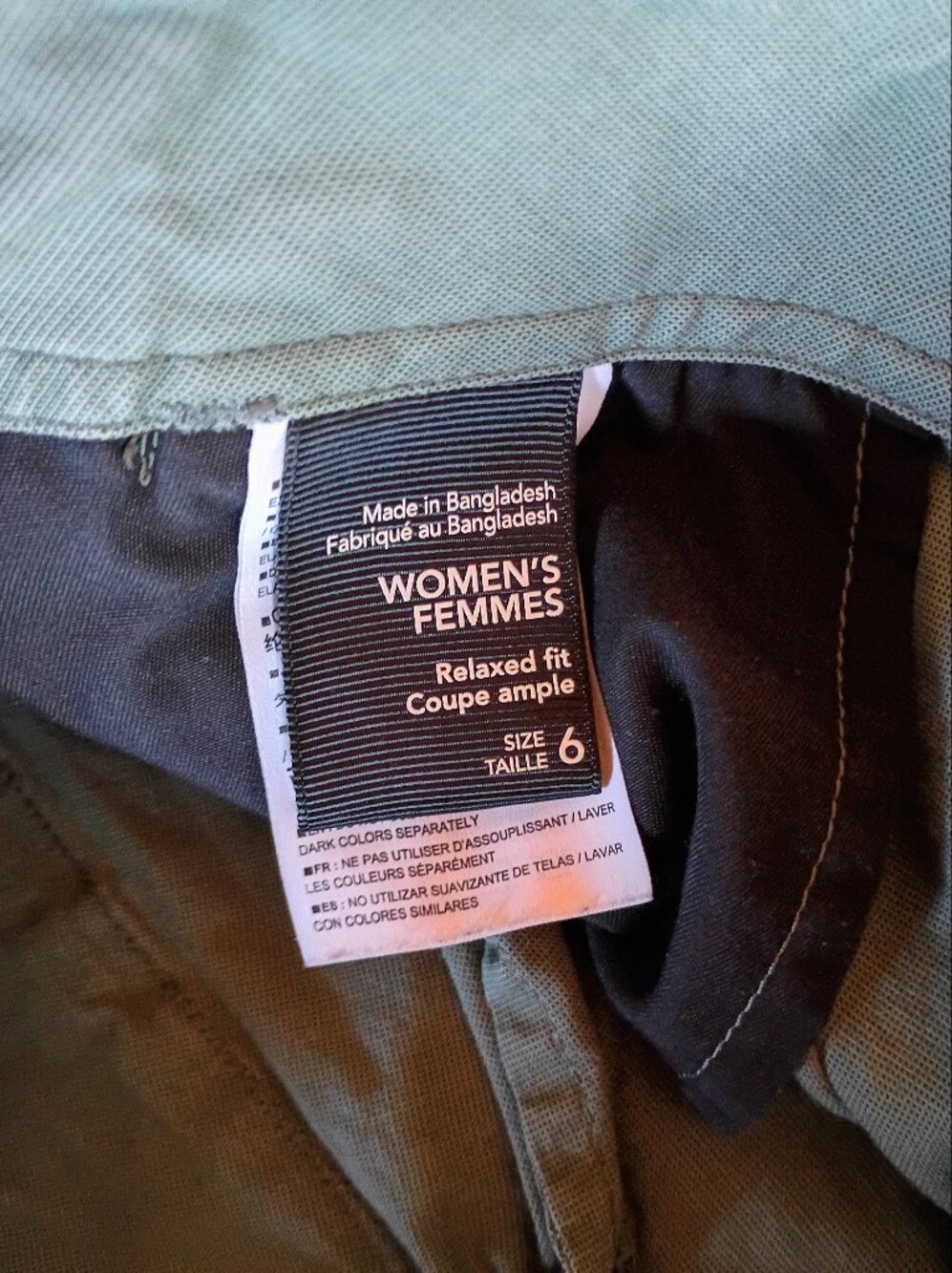 Arc'teryx Green Camden Shorts Cotton Blend Sz. 6 - Picture 7 of 9